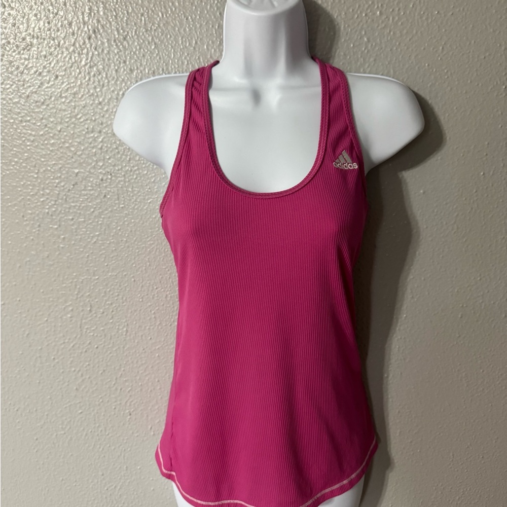 Adidas Women's Vibrant Pink Racerback Tank